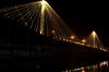 Night view of William Clark Bridge, Alton, IL