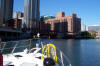 Chicago skyline from the Chicago River